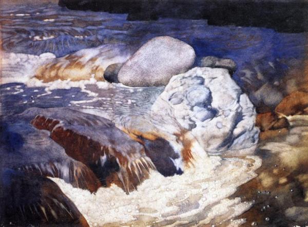 Brook In Vermont by George Hawley Hallowell
