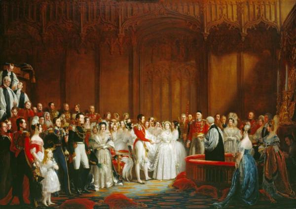 Marriage Of Victoria And Albert,1840 by George Hayter