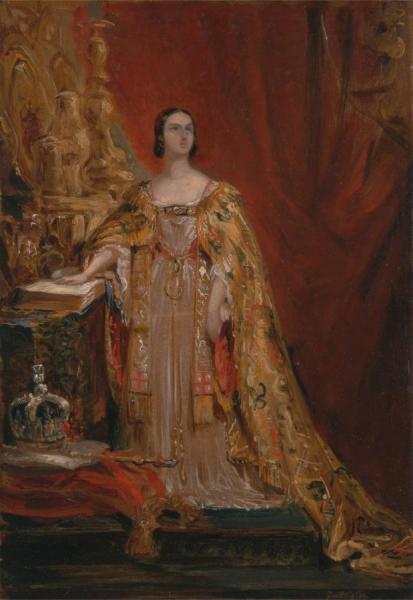 Queen Victoria Taking The Coronation Oath by George Hayter