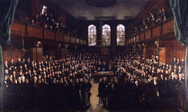The House Of Commons Sitting For The First Time Following The Passing Of The Reform Act 5 February by George Hayter