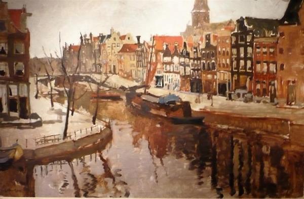 Amsterdam, Korte Prinsengracht by George Heidrik Breitner Oil Painting Reproductions