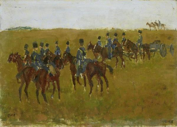 Artillery On Maneuver by George Heidrik Breitner