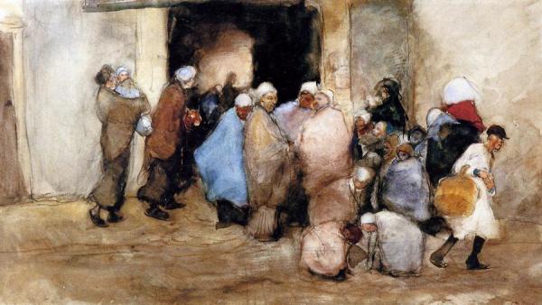 Distribution Of Soup by George Heidrik Breitner