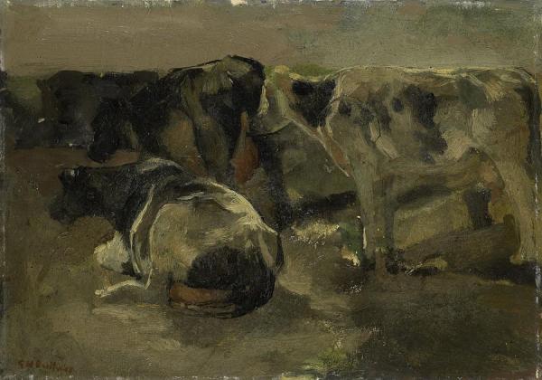 George Heidrik Breitner Four Cows