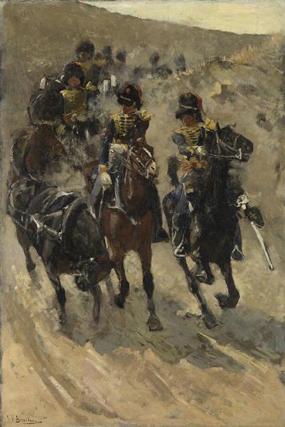 Horse Artillery by George Heidrik Breitner