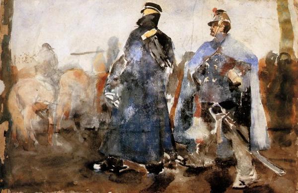 Huzars by George Heidrik Breitner