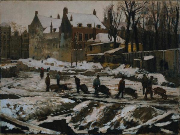 Straat In Aanbouw by George Heidrik Breitner
