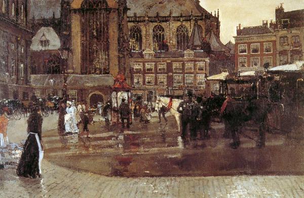 The Dam by George Heidrik Breitner