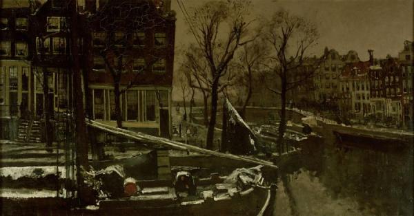 Winter In Amsterdam by George Heidrik Breitner
