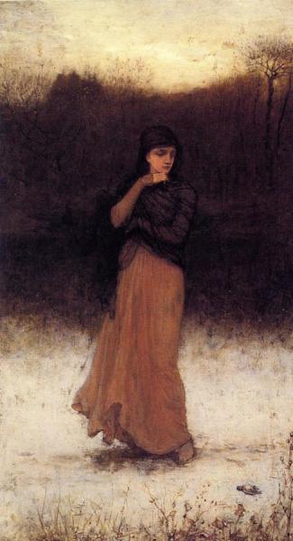A Wintry Contemplation by George Henry Boughton Oil Painting Reproductions