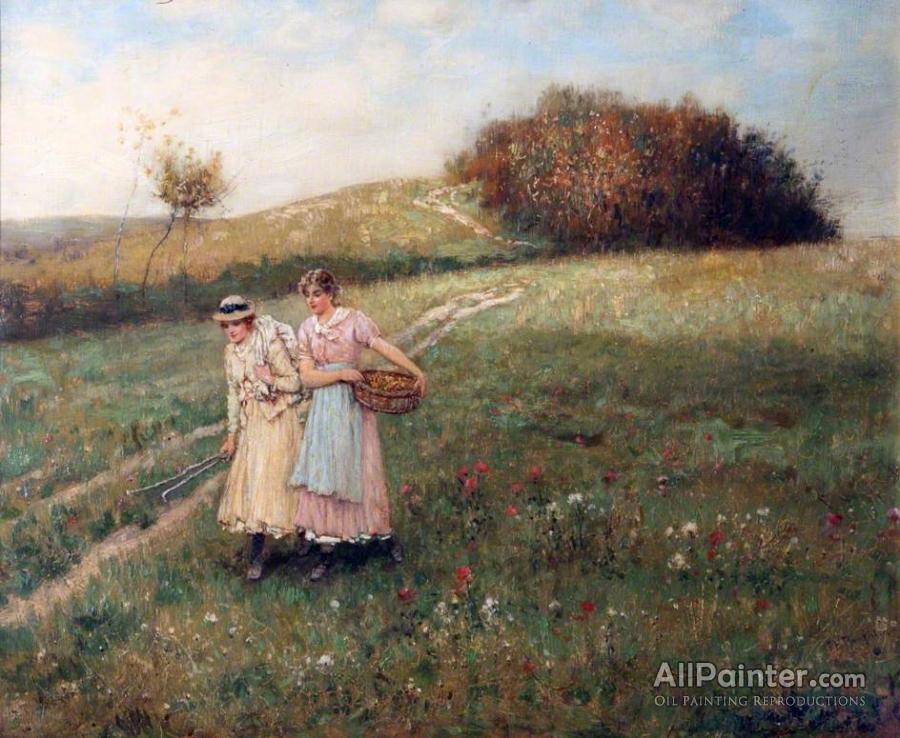 Brown maids pics George Henry Boughton Nut Brown Maids Oil Painting Reproductions For Sale Allpainter Online Gallery