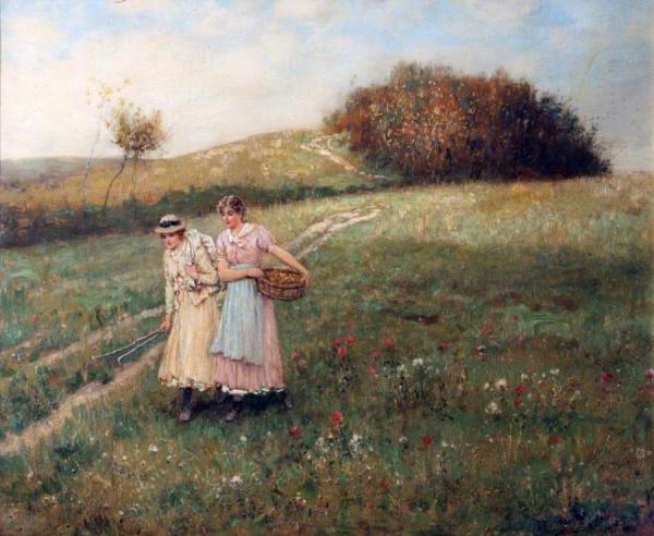 Nut Brown Maids by George Henry Boughton