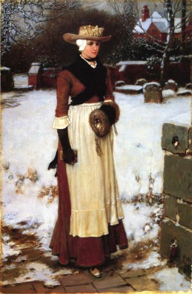 George Henry Boughton Puritan Maiden
