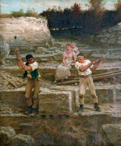 The Miners by George Henry Boughton