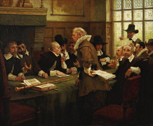 George Henry Boughton The Puritan Covenant