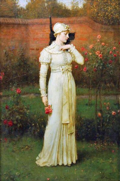 George Henry Boughton The Rose Garden