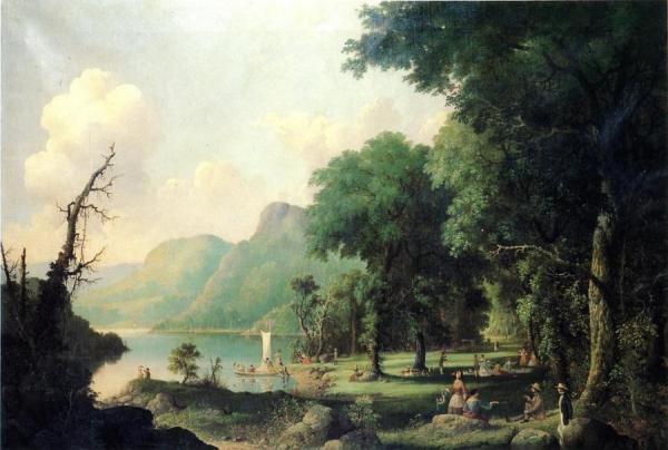 A Day On The Hudson by George Henry Durrie