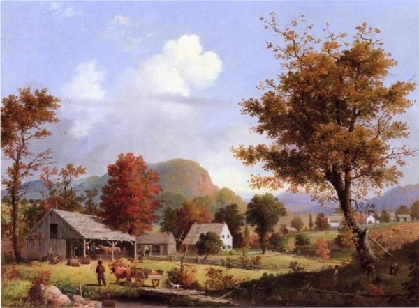Autumn, Cider Pressing by George Henry Durrie