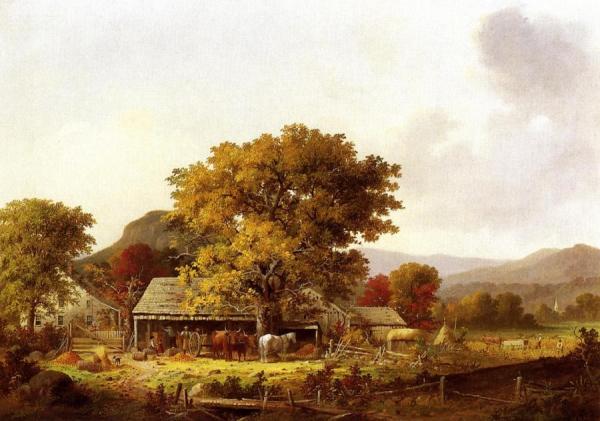 Cider Making In The Country by George Henry Durrie