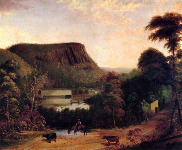 George Henry Durrie Ithiel Town's Bridge Near East Rock