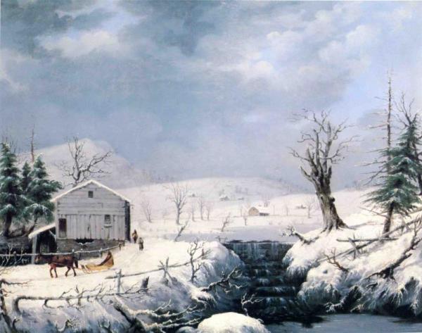 George Henry Durrie Winter In New England