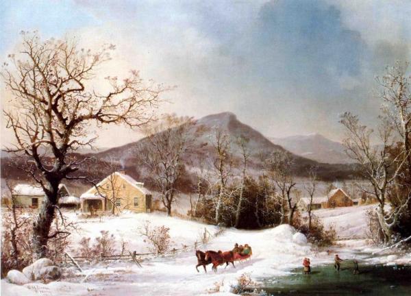 Winter In The Country by George Henry Durrie