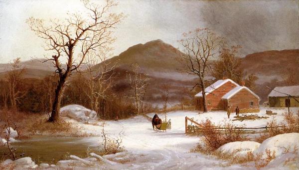 Winter Landscape by George Henry Durrie