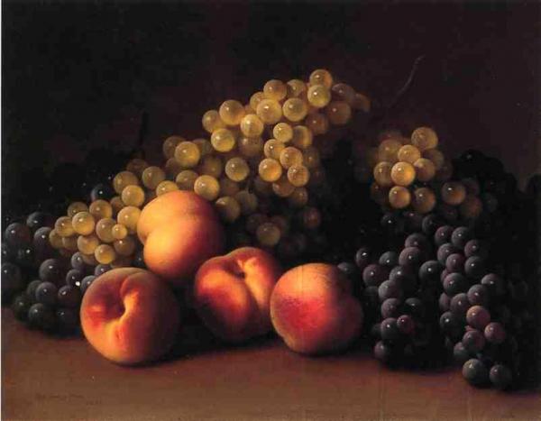 Peaches And Grapes by George Henry Hall