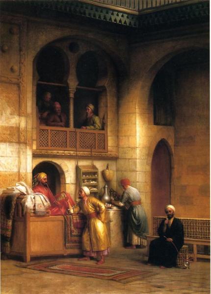Rug Bazaar, Cairo by George Henry Hall