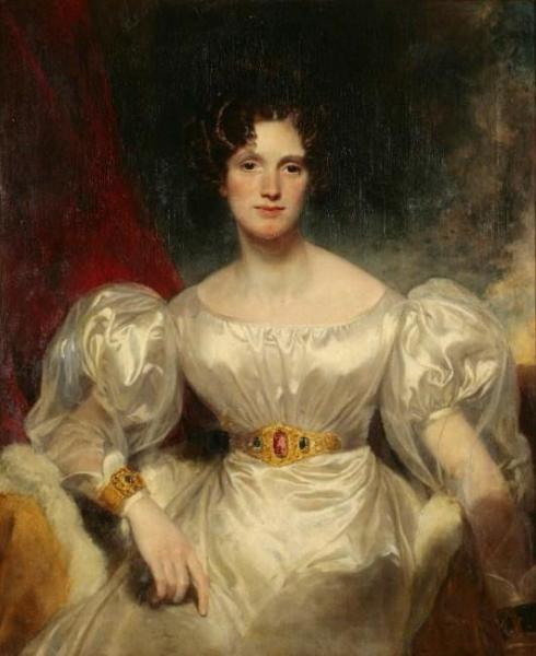 Portrait Of Women by George Henry Harlow Oil Painting Reproductions