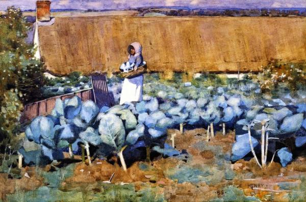 A Cottar's Garden by George Henry