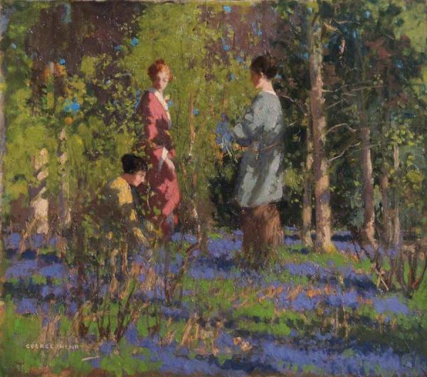 George Henry Picking Bluebells