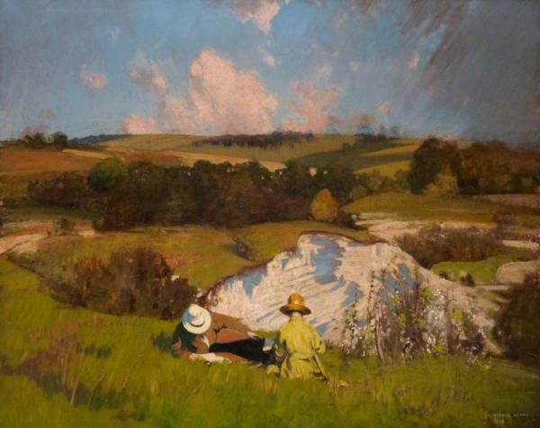 The Chalk Pit by George Henry