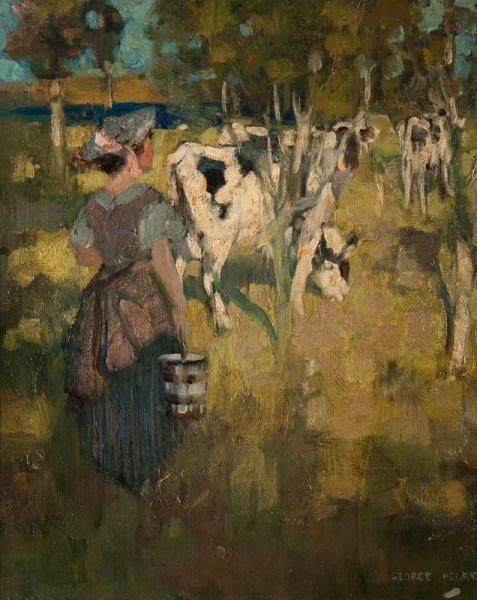 The Milkmaid by George Henry