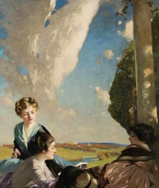 The Reading by George Henry Oil Painting Reproductions