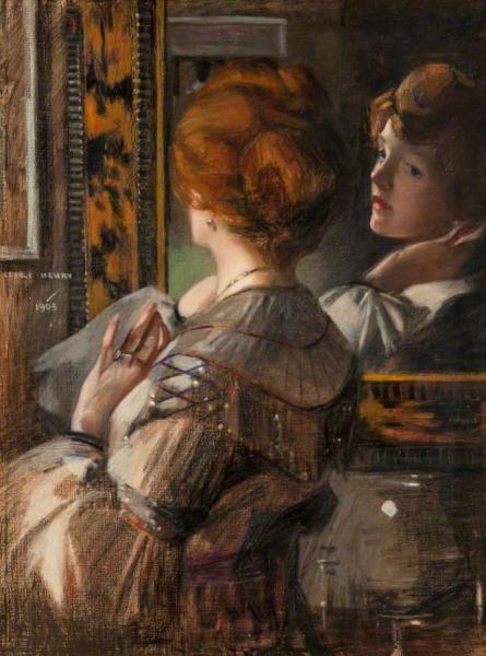 The Tortoiseshell Mirror by George Henry
