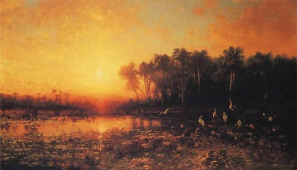 Florida Sunrise by George Herbert Mccord Oil Painting Reproductions