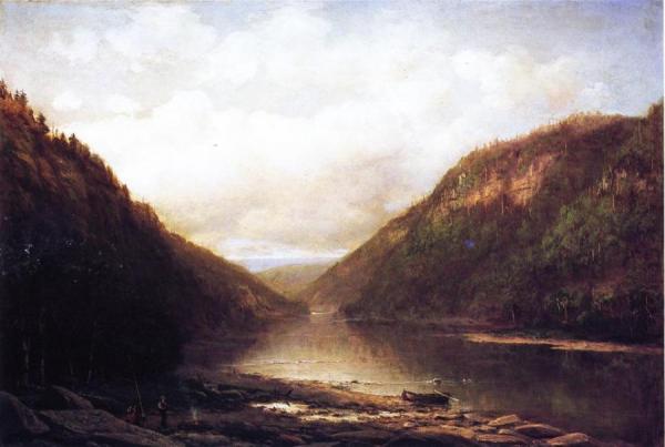 Fishing On The Conemaugh by George Hetzel