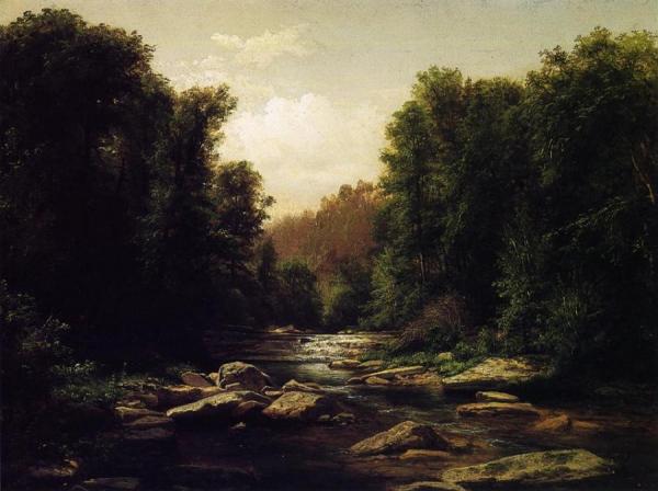 Pennsylvania Mounain Stream by George Hetzel