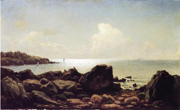 Rocky Inlet, Maine by George Hetzel Oil Painting Reproductions