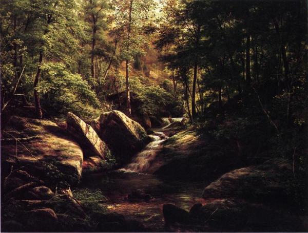 Trout Stream In The Alleghenies by George Hetzel