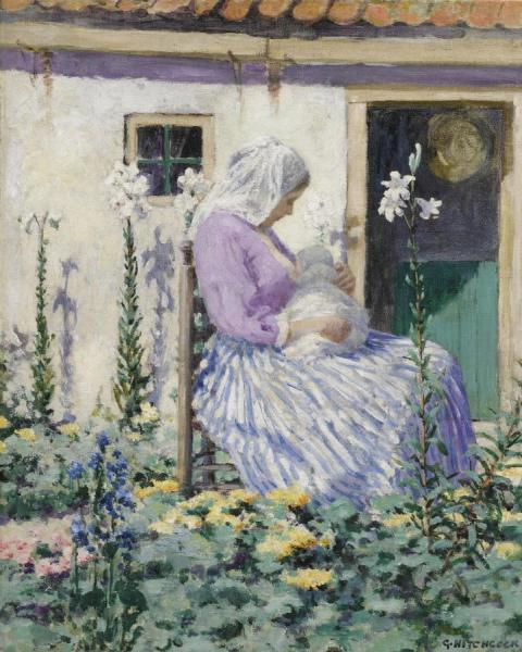 George Hitchcock The White Lilies