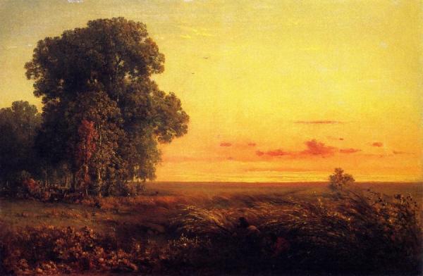 Afterglow On The Prairie by George Inness