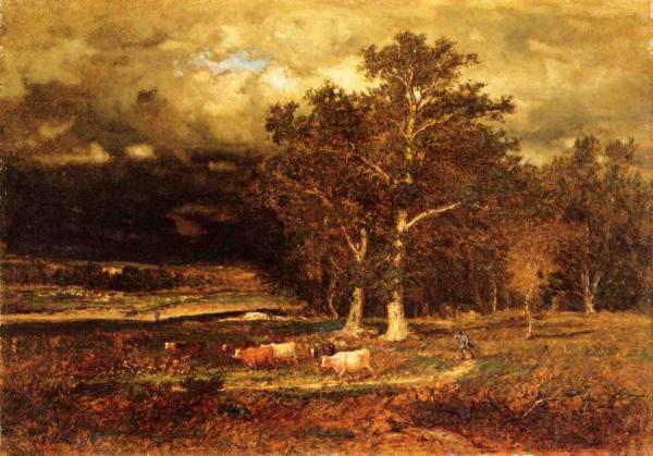 Approaching Storm by George Inness Oil Painting Reproductions