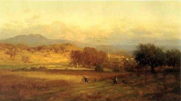 Autumn Landscape by George Inness Oil Painting Reproductions
