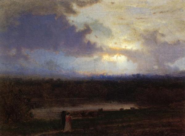 By The Lake by George Inness