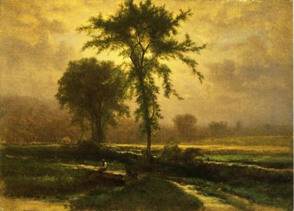 Country Road by George Inness Oil Painting Reproductions