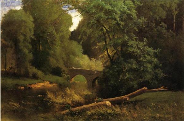 Cromwell's Bridge by George Inness Oil Painting Reproductions