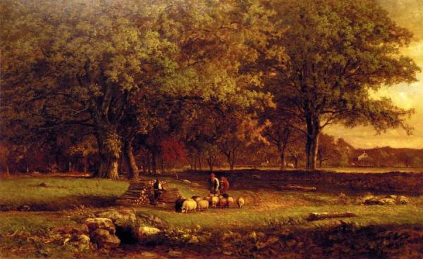 Evening by George Inness