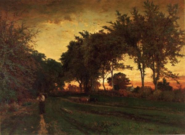 Evening Landscape by George Inness